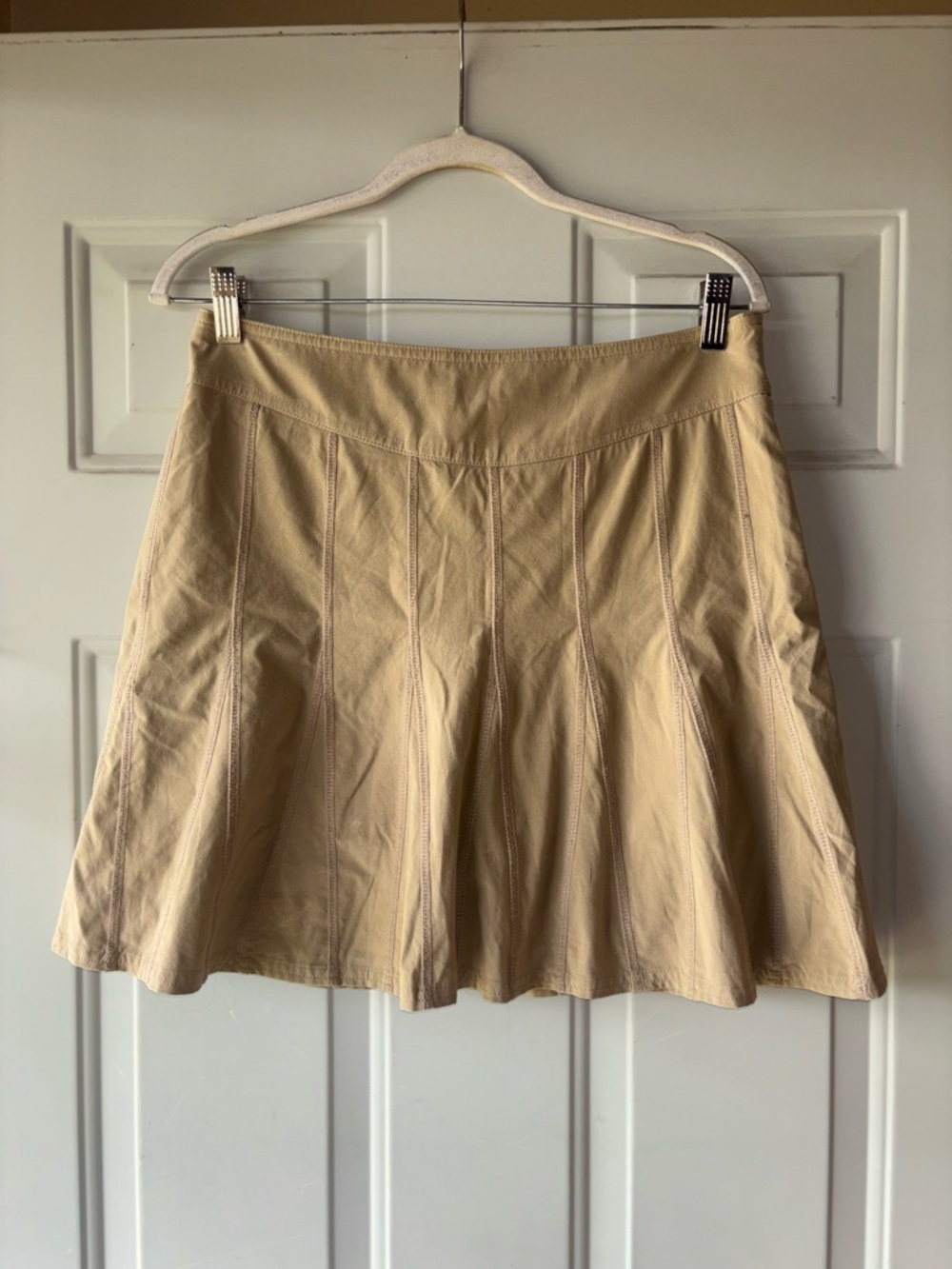 Athleta tan skort size 4